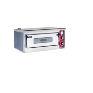 CSA İnox Karacasan Endüstriyel Elektrikli Tek Katlı 4 Pizza'lık Pizza Fırını