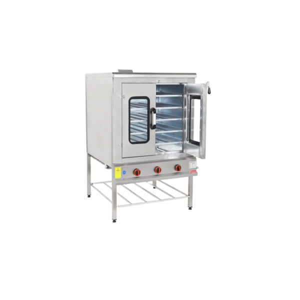 Himaksan Endüstriyel Çift Kapılı 100x100 Doğalgazlı Pasta Börek Fırını