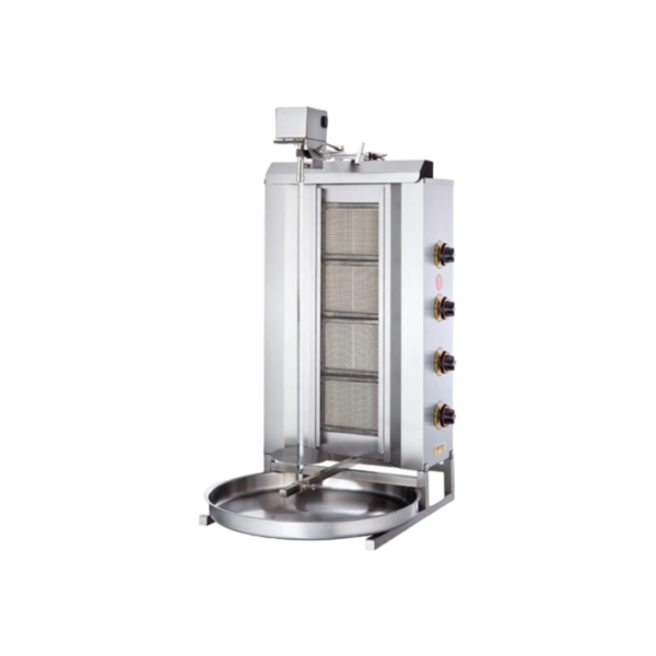 Lpg Tüplü 4 Radyanlı Üstten Motorlu Döner Ocağı