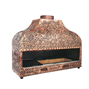Antik Bakır 250 Cm Ocakbaşı Kapalı Izgara