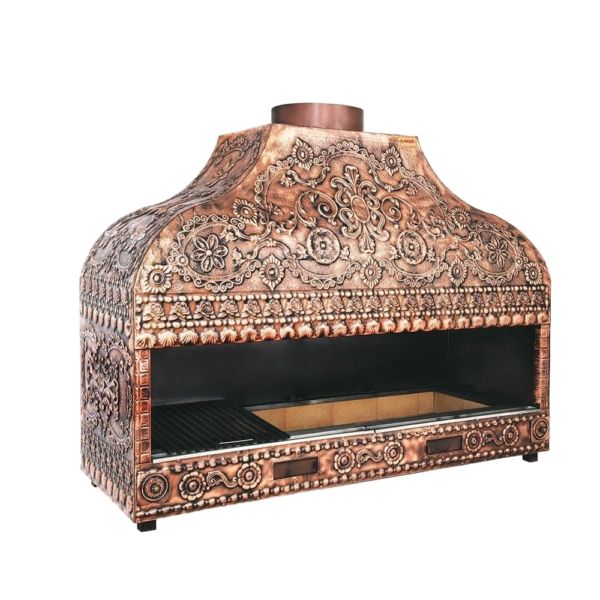 Antik Bakır 250 Cm Ocakbaşı Kapalı Izgara