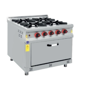 CSA İnox Karacasan Endüstriyel 4+1 Lpg Tüplü 4 Lü Kuzine Ocak