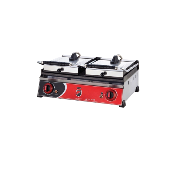 Işıkgaz Silverinox Elektrikli Döküm Çift Kapak 20 Dilim Tost Makinesi