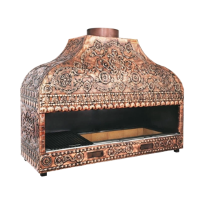 Meşale Antik Bakır 120 Cm Ocakbaşı Kapalı Izgara