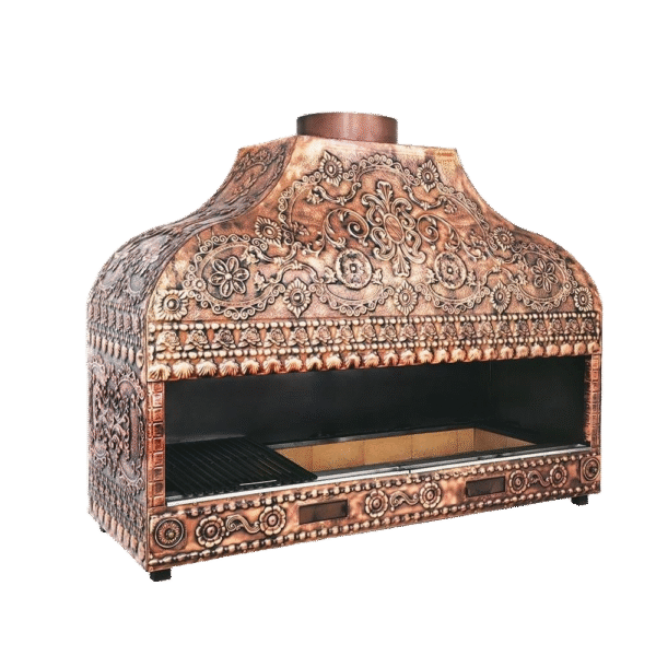 Antik Bakır 250 Cm Ocakbaşı Kapalı Izgara