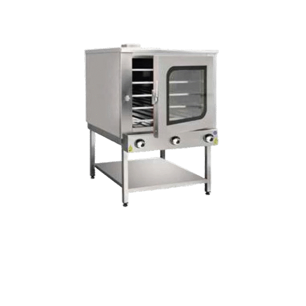 CSA İnox Karacasan Endüstriyel Tek Kapılı 5 Tepsili Lpg Tüplü Pasta Börek Fırını