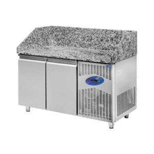 Endüstriyel 380 Lt 150x80x108 Cm İki Kapılı Pizza Hazırlık Buzdolabı