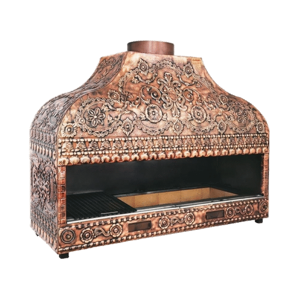 Meşale Antik Bakır 120 Cm Ocakbaşı Kapalı Izgara
