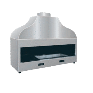 Meşale Inox 100 Cm Ocakbaşı Kapalı Izgara