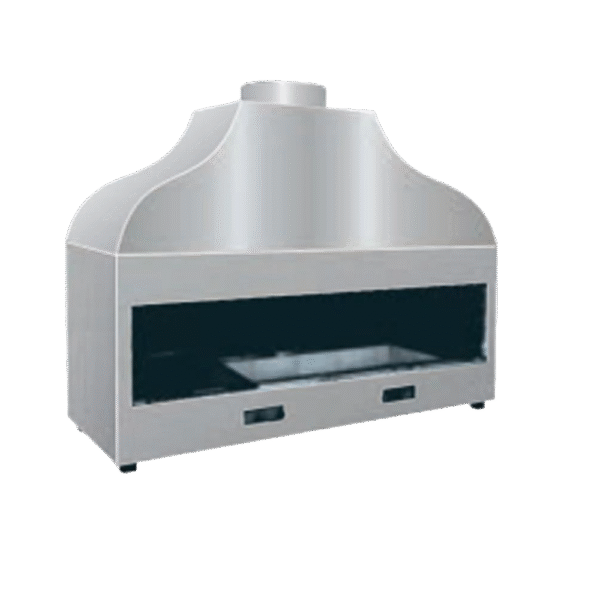 Meşale Inox 100 Cm Ocakbaşı Kapalı Izgara